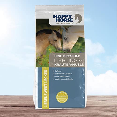 HAPPY HORSE Lieblings Kräuter-Müsli Pferdefutter haferfrei 14kg