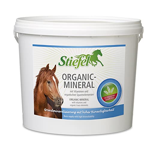 Stiefel Organic-Mineral für Pferde, getreidefrei, hochwertiges Mineralfutter zur optimalen Versorgung