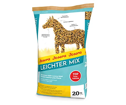 JOSERA Leichter Mix (1 x 20 kg) | Premium Pferdefutter für leicht beanspruchte Pferde