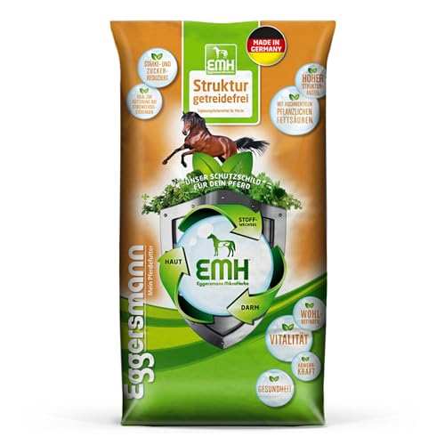 Eggersmann EMH Struktur getreidefrei 20 kg - stärke- und zuckerreduziertes Pferdefutter